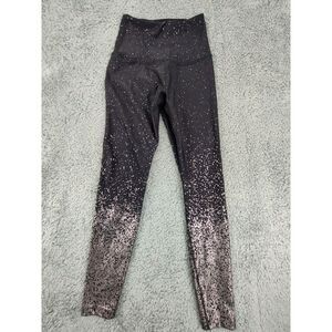 Beyond Yoga Alloy Ombre Size S High Waist Leggings in Black/Gunmetal Speckle